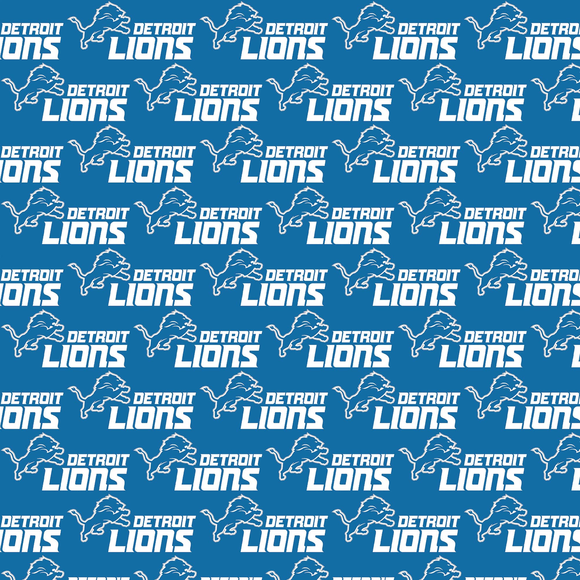 NFL Detroit Lions Cotton Fabric